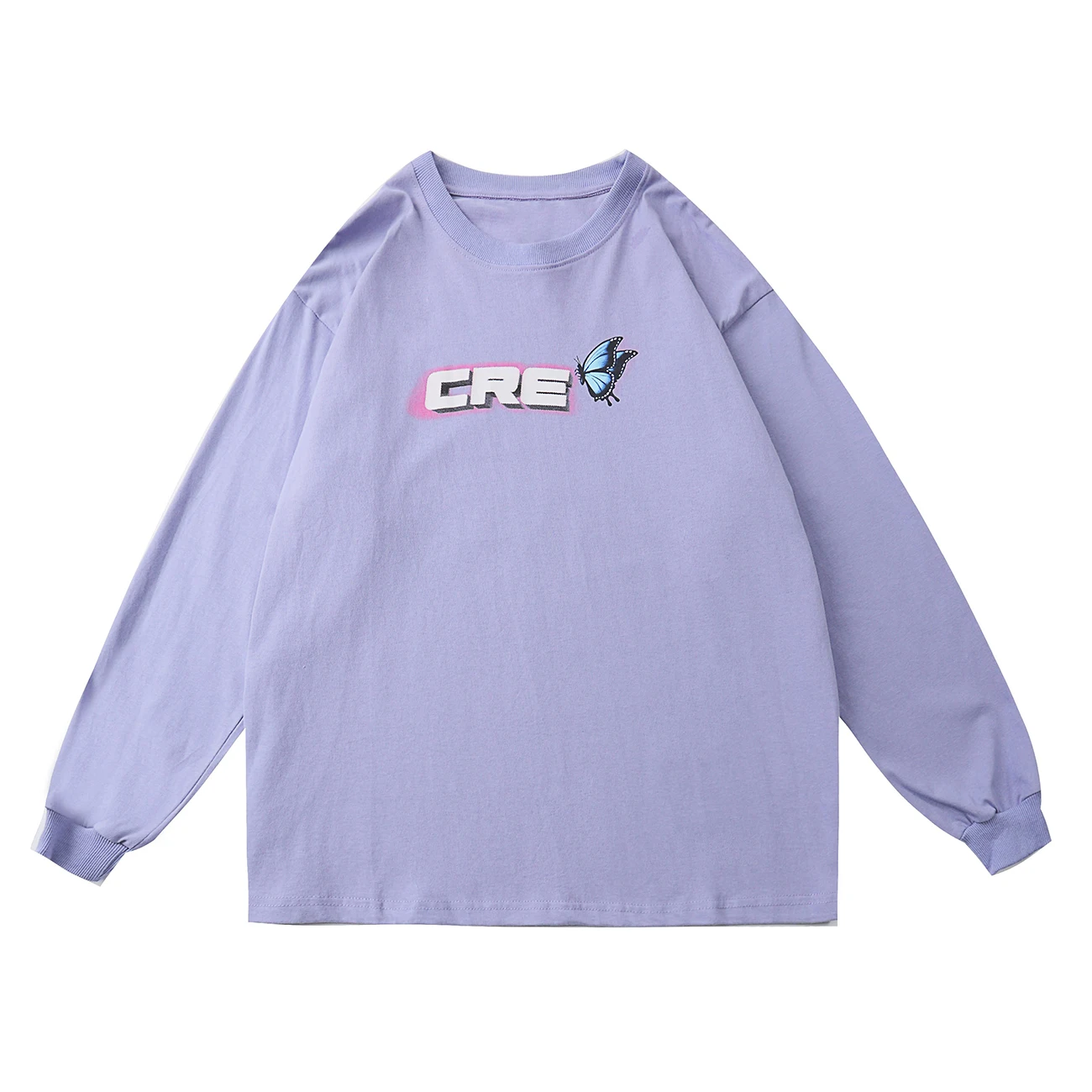 LACIBLE бабочка с длинными рукавами принтами героев мультфильмов 2020 уличная одежда