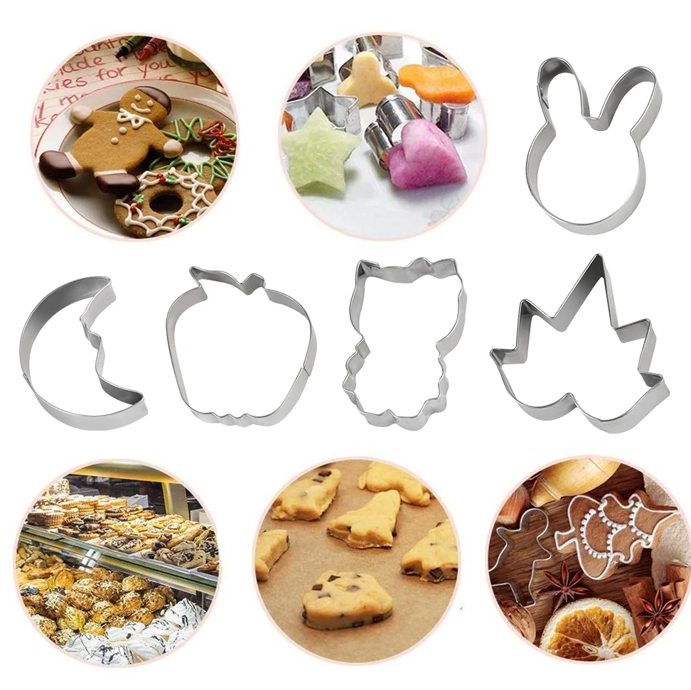 28 стилей формочки для печенья формы из алюминиевого сплава Симпатичные животных