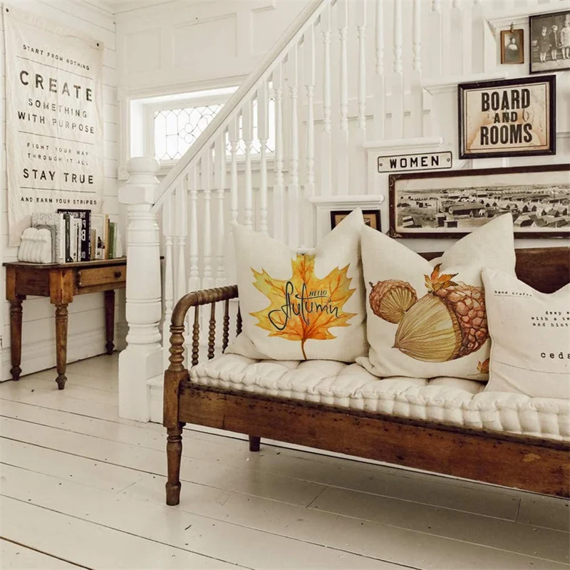 

Decorative autumn decorations outdoor pillow sofa cushion cover gift