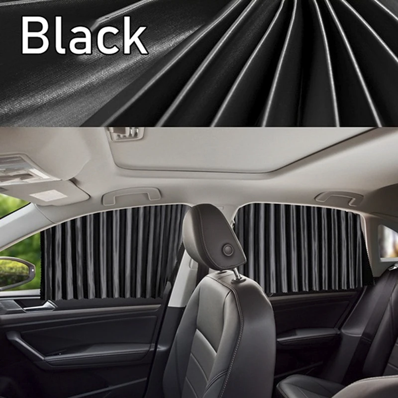 Автомобильные шторы универсальные выдвижные занавески на окна солнцезащитные