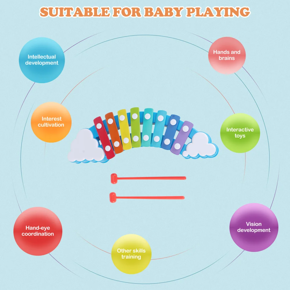 

1 Set Adorable Instrument Percussion Toy (assorted Color)
