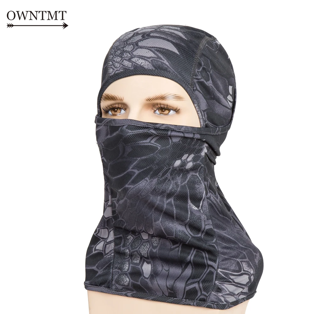 Тактический головной убор с капюшоном Балаклава маска на все лицо легкая