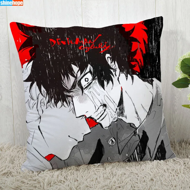 

DEVILMAN Kissen Abdeckung Anpassen Kissenbezug Moderne Home Dekorative Kissen Fall Für Wohnzimmer 45X45cm,40X40cm