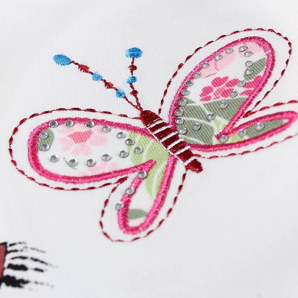 Girls baby long-sleeved dress new spring and autumn brand Kids embroidered cartoon for girls wearing H5926 | Детская одежда и