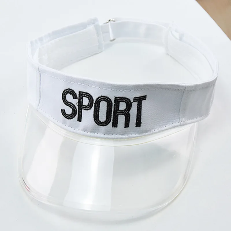 Пластиковый козырек унисекс Детская кепка от солнца прозрачная Спортивная Милая