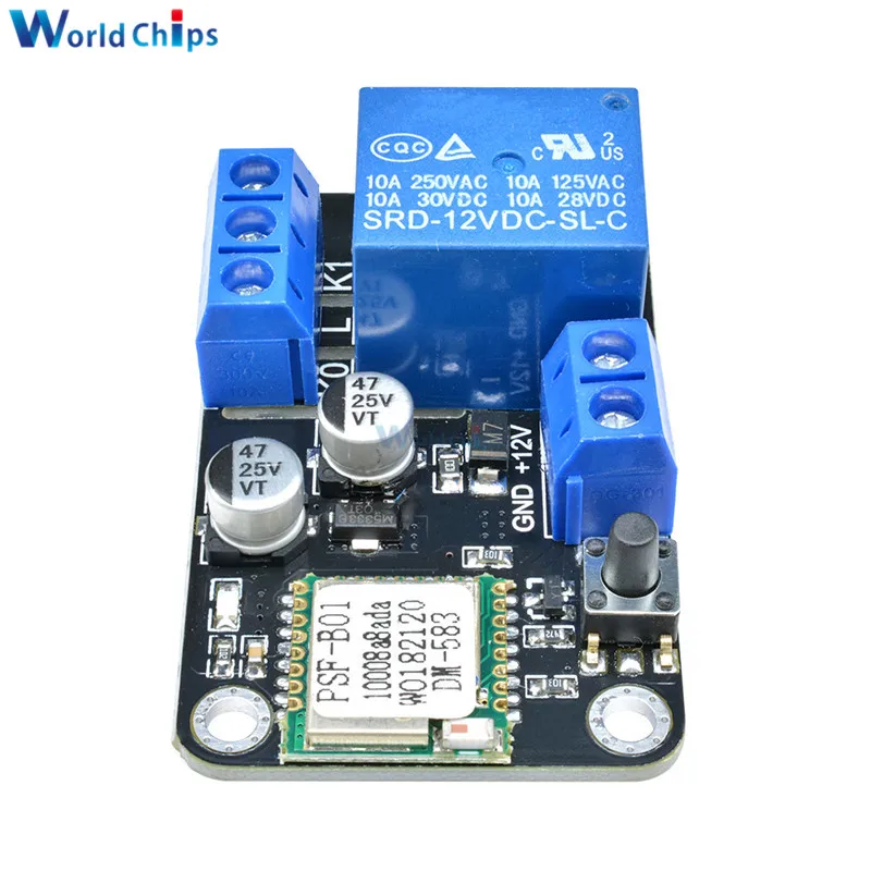 ESP8285 Замена ESP8266 12 В постоянного тока WiFi беспроводной умный переключатель