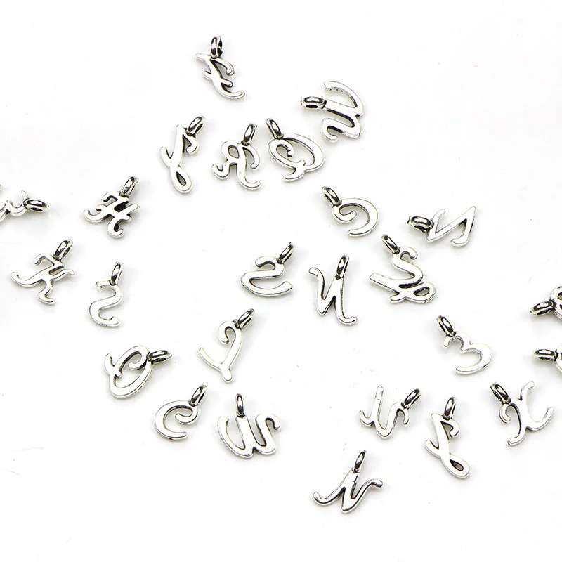 52 шт. подвески с буквами английского алфавита для женщин и мужчин |