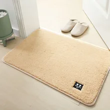 Soft Plush Bath Mat Bathroom Carpet Solid Color Water Absorption Non-Slip Rug Foot Pad Kitchen Floor Mat Shower Room Mat Doormat Soft Plush Bath Mat Bathroom Carpet Solid Color Water Absorption Non-Slip Rug Foot Pad Kitchen Floor Mat Shower Room Mat Doormat