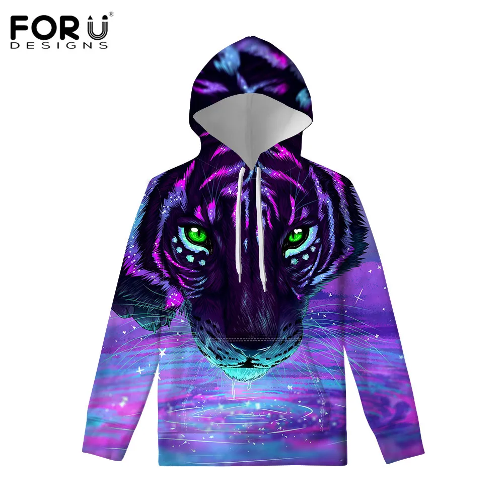 FORUDESIGNS/3D толстовки; Креативная одежда с принтом тигра и волка в стиле Харадзюку; мужской повседневный спортивный костюм; сезон осень-зима; Poleron Hombre; спортивная одежда