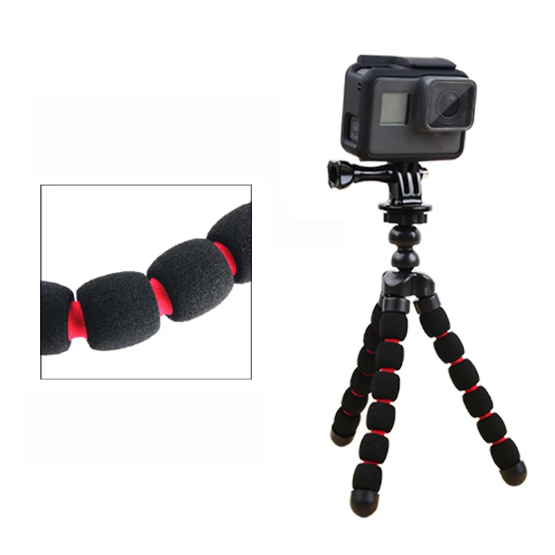 Для GoPro гибкий Мини Осьминог штатив с винтовым креплением адаптер для Go Pro Hero 8 7 6 5 4