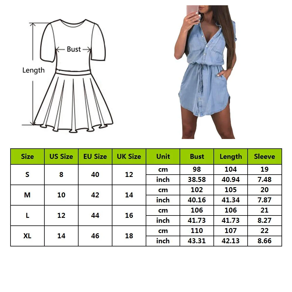 2019 женское платье из искусственной джинсовой ткани с высокой талией со шнуровкой