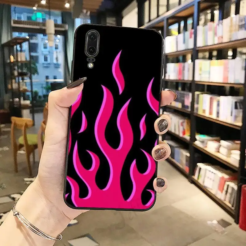 

Flame pattern case for airpods Phone Case For Huawei honor Mate P 10 20 30 40 Pro 10i 9 10 20 8 x Lite
