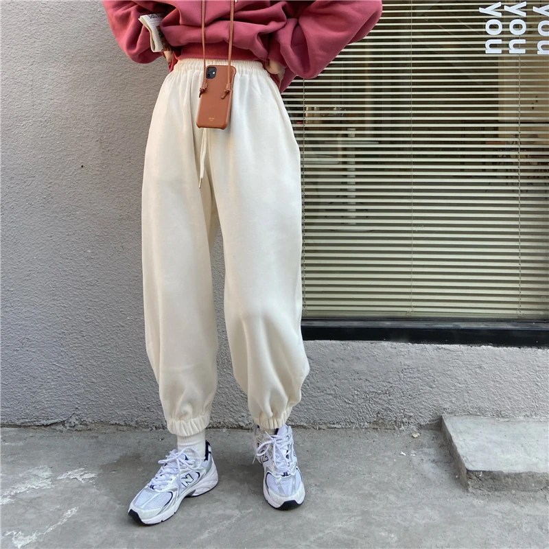 

HziriP Spring Autumn Casual Sportspants Trousers Elegant Minimalist Hot High Waist Straight Pants Women 2021 New Female