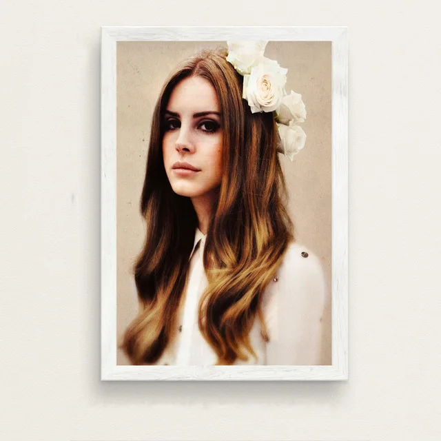 Lana Del Rey поп музыка певица модель художественная живопись Шелковый Холст плакат настенный домашний декор - Цвет: 7