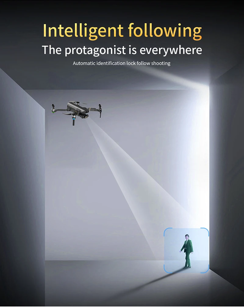 2021 New Kai 1 PRO Drone Folding GPS Four-axis Drone Brushless Three-axis Mechanical Gimbal 8K HD Aerial Remote Control Aircraft