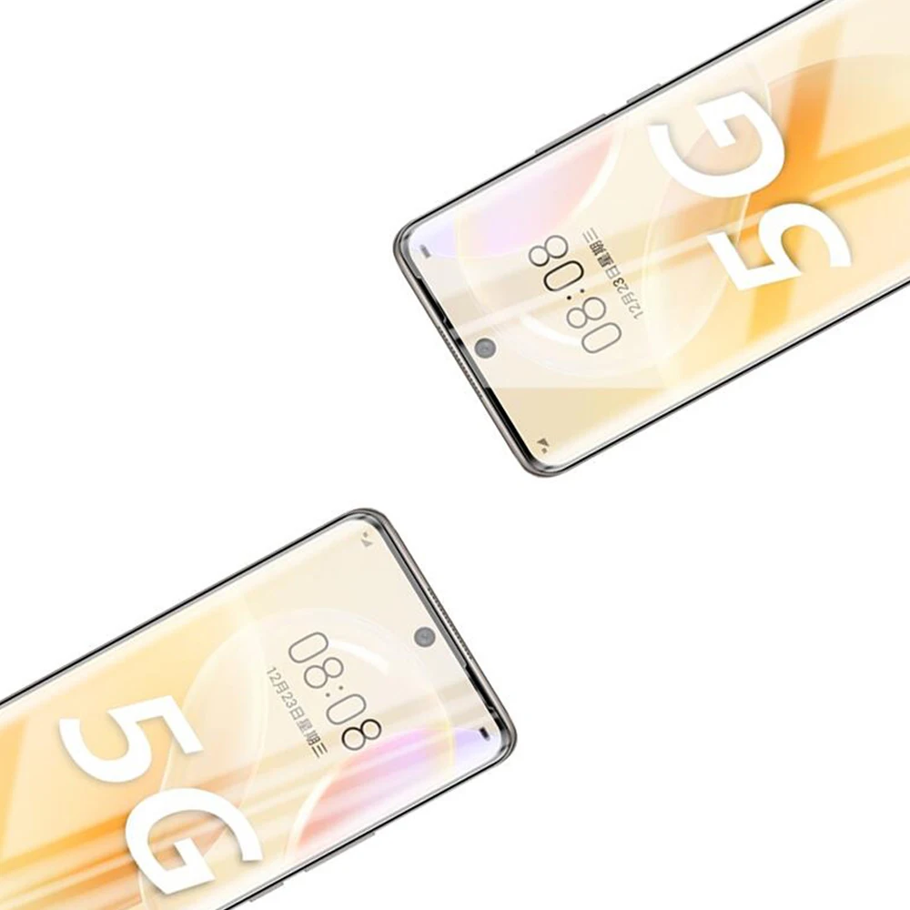 Vidrio templado para Huawei Nova 8, cubierta completa 9H, Protector de pantalla a prueba de explosiones, pel&iacute;cula de protecci&oacute;n, 2 uds.-5