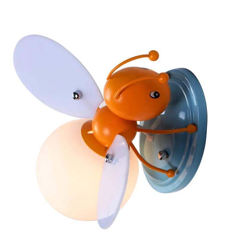 Креативные Настенные светильники в виде пчелы светодиодная настенная лампа для