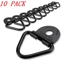 cargo tie down anchors black steel v ring bolton trailer cargo tie downfor trailertrucks and warehouses 10 pack8 pack4 pack