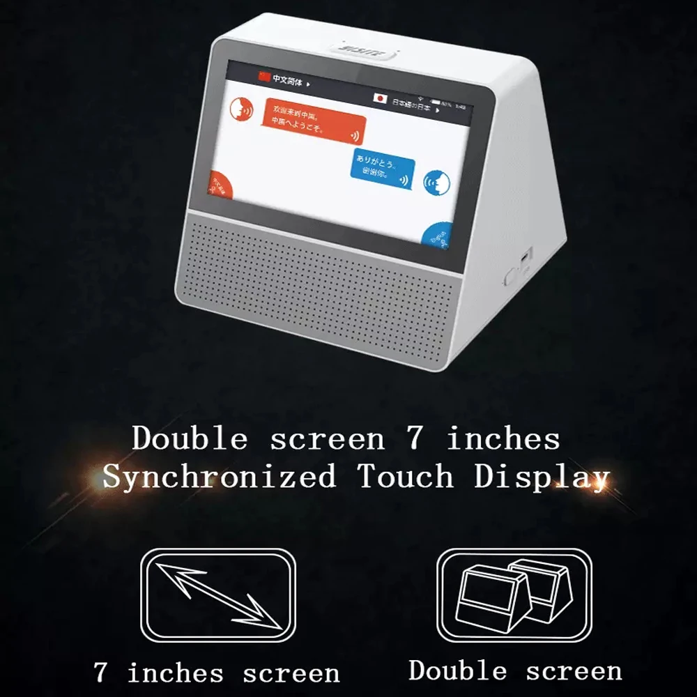 CTVMAN Language Translator Instant Voice Simultaneous Real Time Smart Russian Double Screen | Электроника