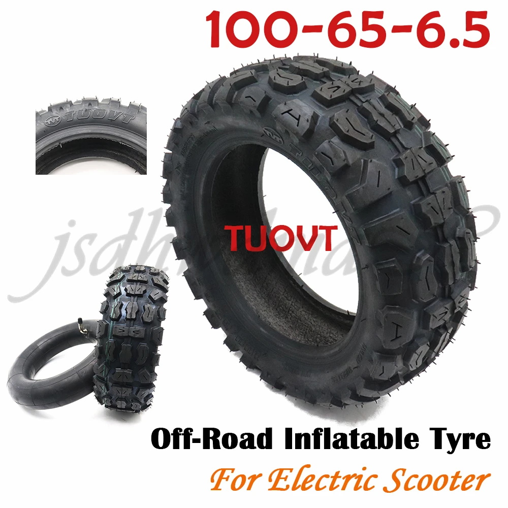 

TUOVT Electric Scooter city Road Off-road Tire Inflatable Tubeless Tyre 100/65-6.5 for Dualtron Thunder Speedual Plus Zero 11X