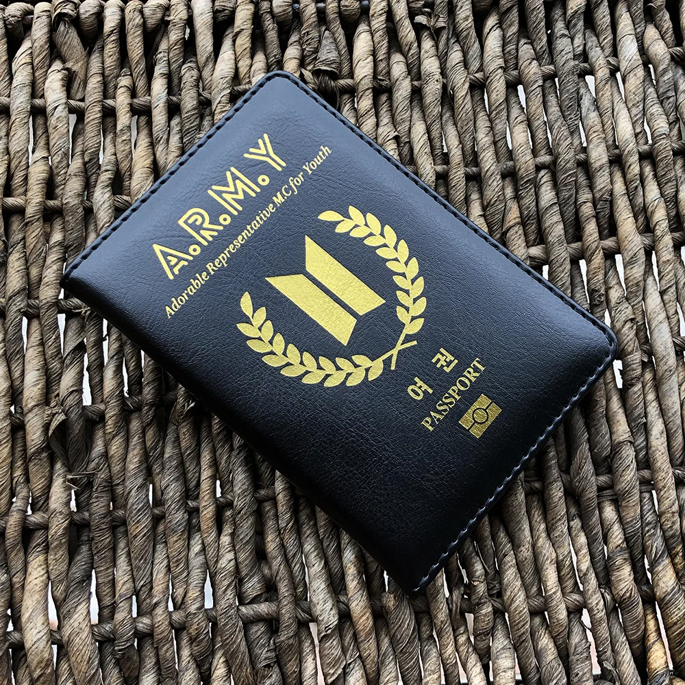 

Korea Army Boys Passport Cover Kpop Accessories