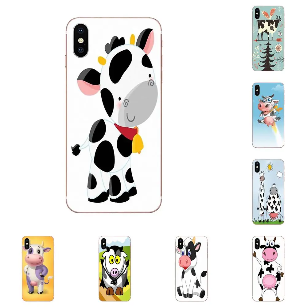 Из коровьей кожи с принтом в виде персонажей из мультфильма для htc Desire 530 626 628 630 816