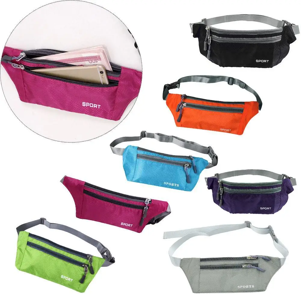 1 шт. популярный во всем мире дорожный карман с молнией на талии компактный ремень