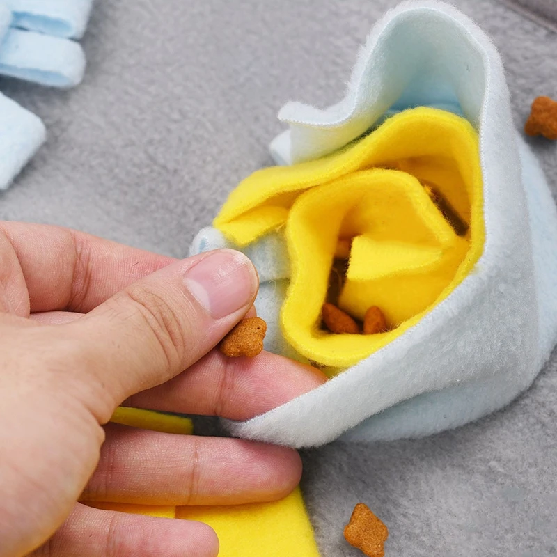 

Pet Dog Snuffle Mat Nose Smell Training Blanket Sniffing Pad Slow Feeding Bowl Food Dispenser Carpet Relieve Stress Puzzle J60C
