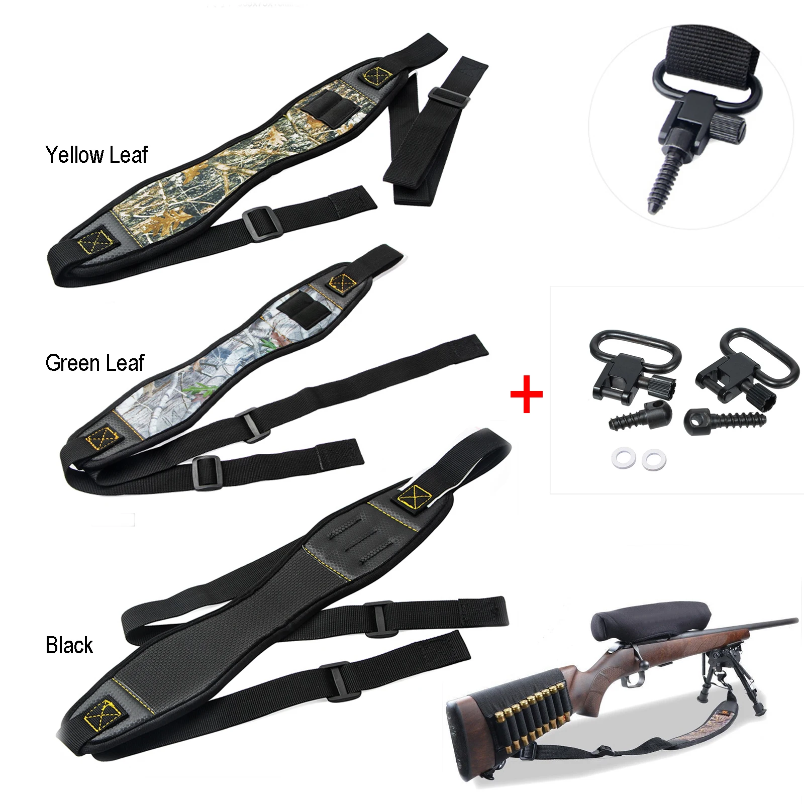 Xhunter Охотничья винтовка слинг W/ 1 ''Вертлюги тактические стрельбы оружейные