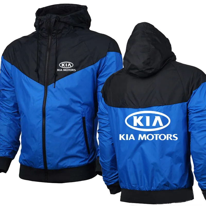 

Новые толстовки для мужчин KIA Motors, мужская куртка с принтом логотипа автомобиля, модная мужская толстовка в стиле хип-хоп, хлопковые повседн...