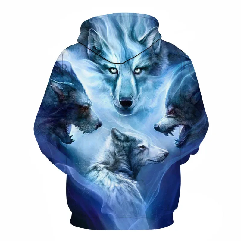 2019 новые толстовки Lobo moletom com capuz Топы homens outono inverno хип хоп topos marca Повседневная 3d