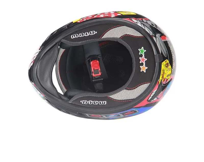 Мотоциклетный шлем на все лицо защитный для езды мотоцикле и велосипеде по