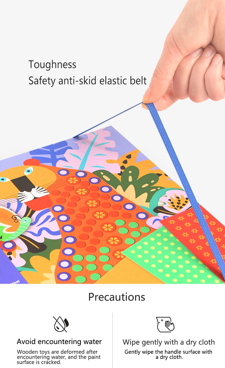 MiDeer Детские Diy игрушки точечное искусство 3D руководство 3Y+ пациента EVA креативные классические Животные украшения красочные девушки наклейки игрушки