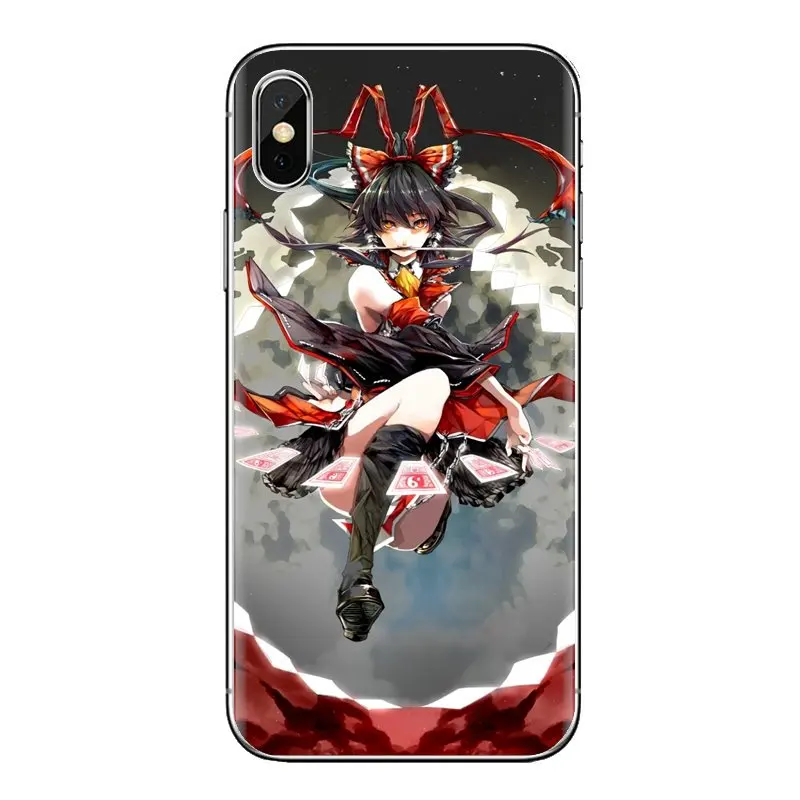 Аниме touhou scarlet eyes для iPod Touch Apple iPhone 4 4s 5 5S SE 5C 6 6S 7 8 X XR XS Plus MAX мягкие прозрачные чехлы
