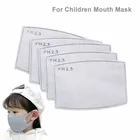 10203050100200300400 шт. сменные фильтры для маски PM2.5 5 слоев Нетканые фильтры для маски с активированным углем для детей