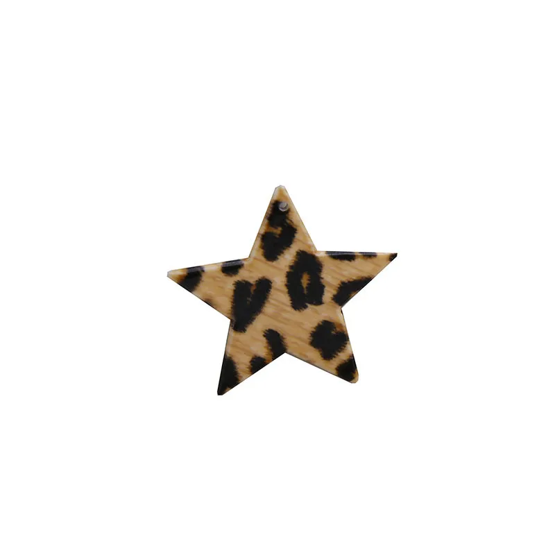 6 шт. 2020 корейские модные темпераментные леопардовые полые круглые серьги с