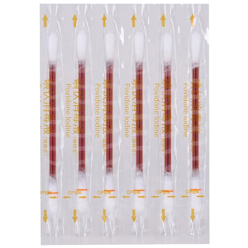 30 шт./упак. йод ватный тампон для аварийного ухода за раной аптечка и уход