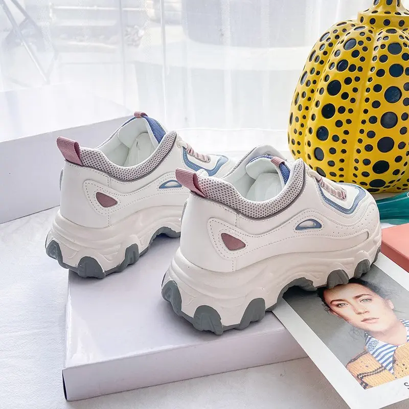 

2021 New Women Sneakers Fashion Autumn Women Casual Shoes Breathable Women Platform Dad Shoes Sneakers Mujer