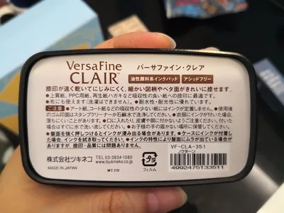 24 цвета штемпельная подушечка Tsukineko VersaFine CLAIR быстросохнущая детальная печатная подушечка/Цветная чернильная Подушечка для изготовления поздравительных открыток/смазывание уплотнений
