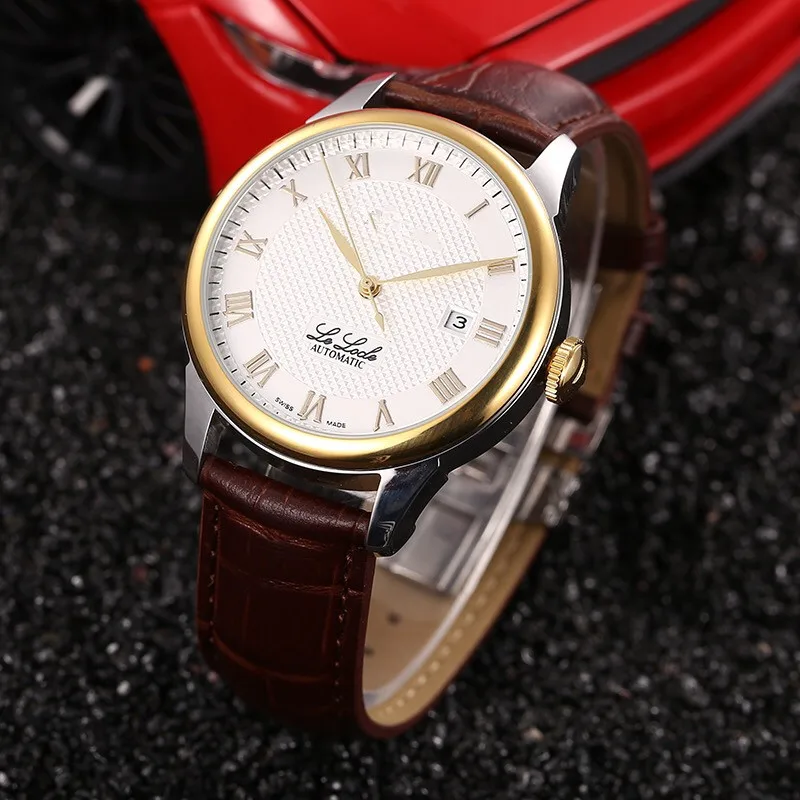 

Automatic mechanical men's watch belt steel belt watch sports waterproof high grade men's fashion men's Watch pagani design
