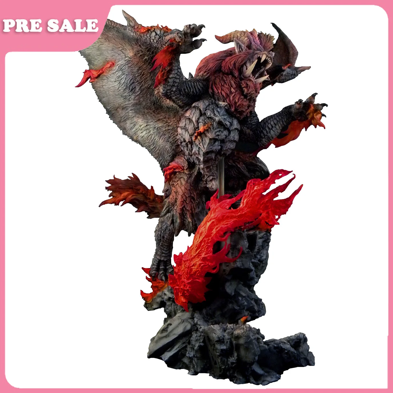 

31Cm Pre Sale Anime Teostra Monster Hunter Action Figure Original Hand-Made Peripherals Collection Model Toys Gifts