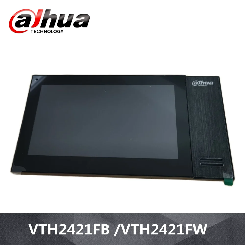 

Dahua IP Indoor Monitor 7" TFT Capacitive Touch Screen 1024x600 Built-in Loudspeaker Alarm integration VTH2421FB VTH2421FW