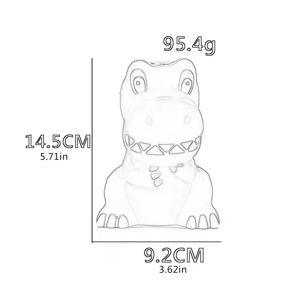 Heart Singular Soft Toy Decompression Vent Squeezing Dinosaur Decorative Ornaments Slow Rebound |