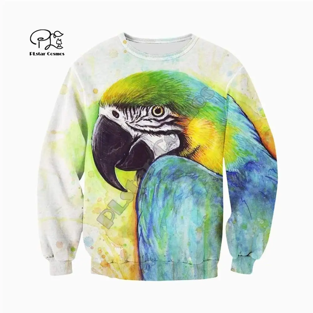 

PLstar Cosmos Parrot Art Animal Tracksuit 3DPrint Hoodie/Sweatshirt/Jacket/MenWomen Casual Harajuku camo colorful style-7