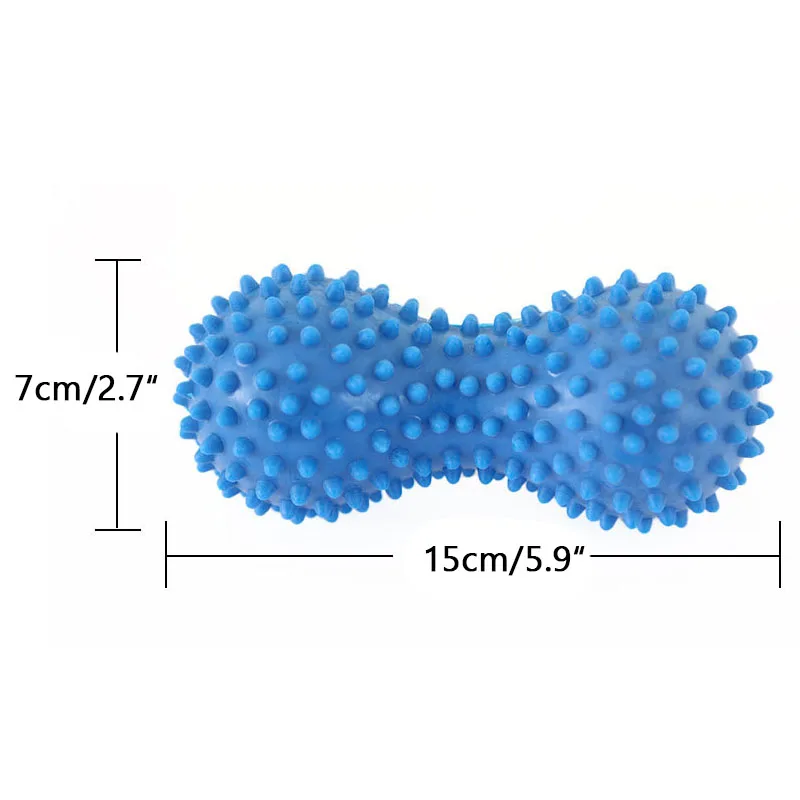 

PVC Peanut Shape Massage Yoga Ball Sports Fitness Ball Inflated Air Bag Peanut Ball Pain Relief Foot Massager
