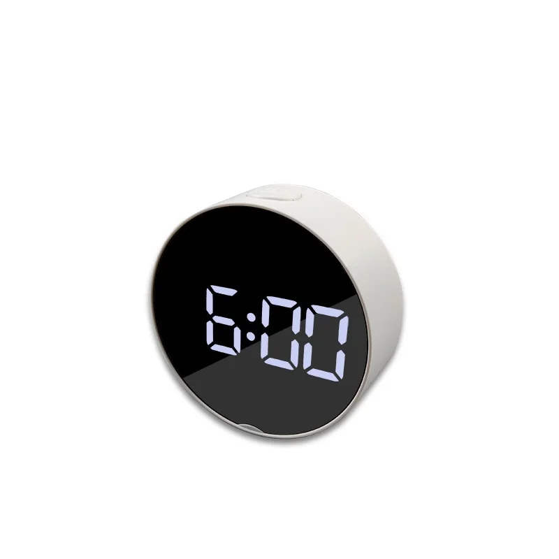 Make Up Mirror Alarm Clock USB Charging Electric LCD Digital Display Multifunction Table Temperature Calendar Home Decor | Дом и сад
