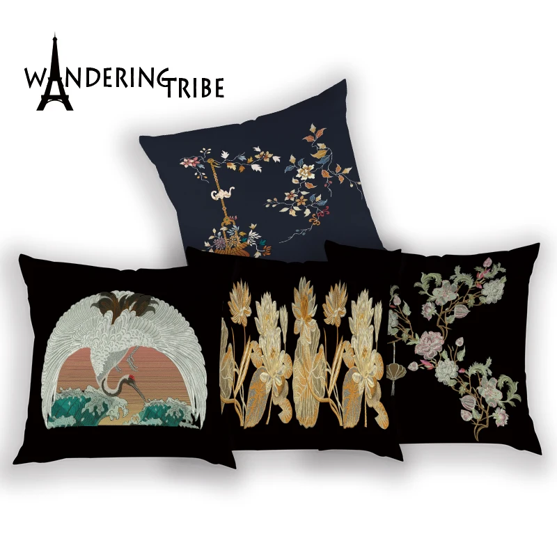 

Чехол для подушки с Северными мотивами чехол для подушки с изображением цветов, 45x45 см