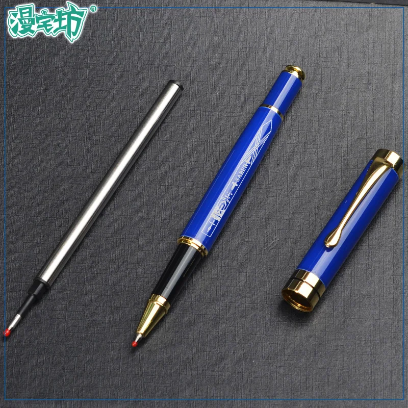 

Anime Fate/Grand Order Jeanne d'Arc Metal Stationery Sign Ballpoint Gel Pen Student Cosplay Cartoon Rollerball Pen Xmas Gifts
