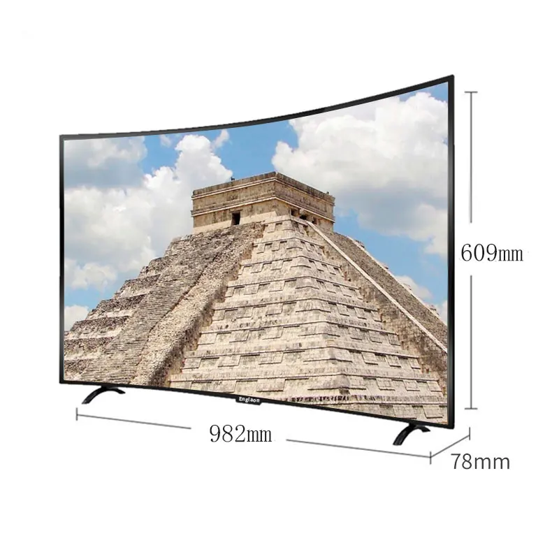 телевизор 43 дюйма смарт тв Телевизоры Изогнутый экран Android 7.0 Цифровое ТВ full hd |