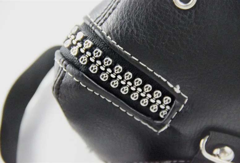 Стимпанк маска рок Подчёркивающие индивидуальность голова призрака с замком